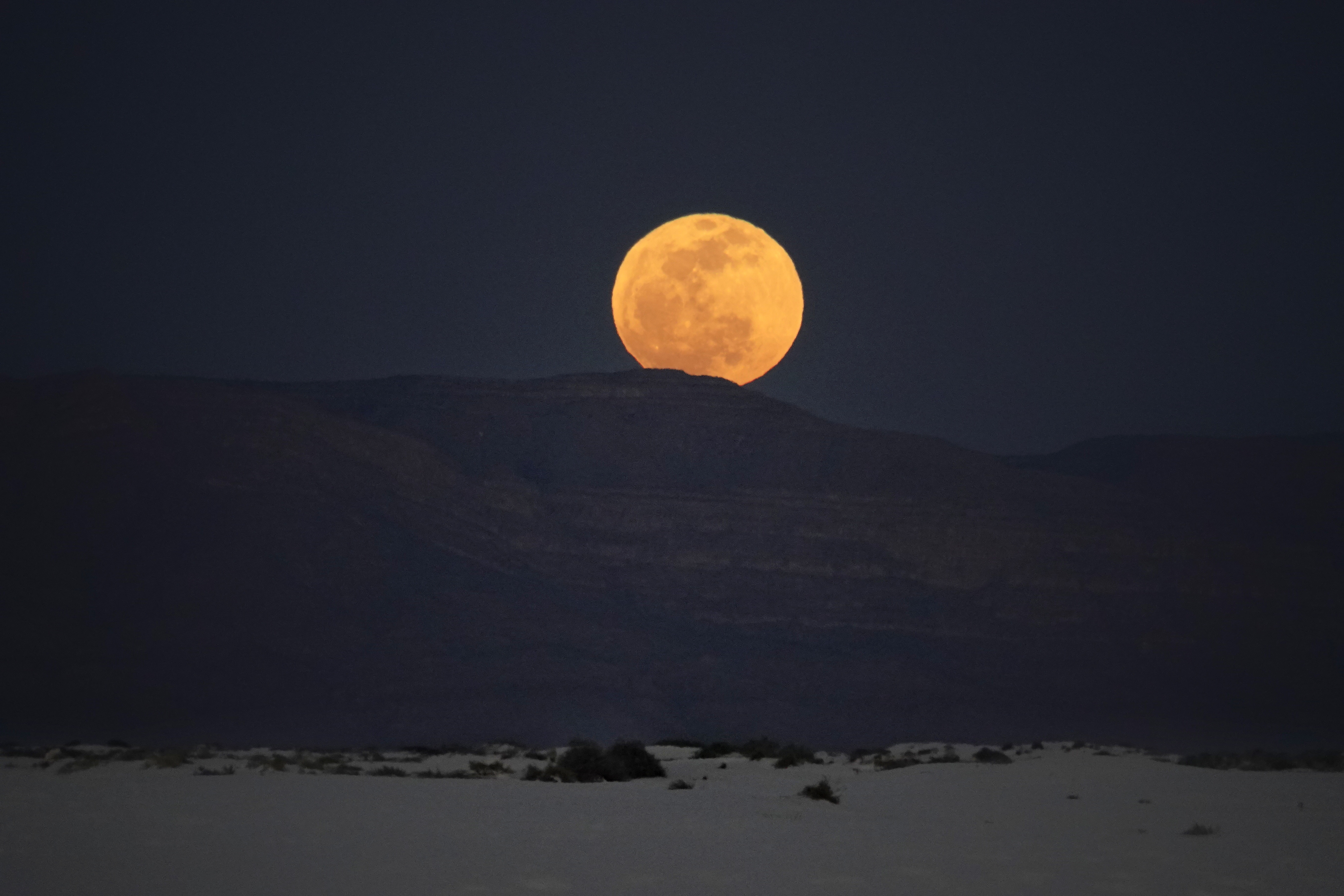 Lune sur White Sands